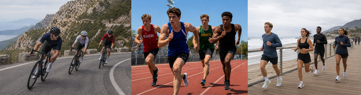 Athletes training together — the world Smagpie Coaching was built for